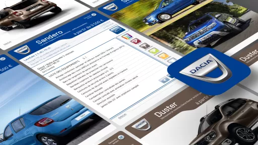 Dacia Bornes interactives app