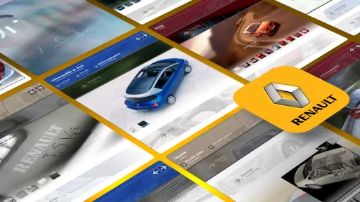 Renault Bornes interactives app